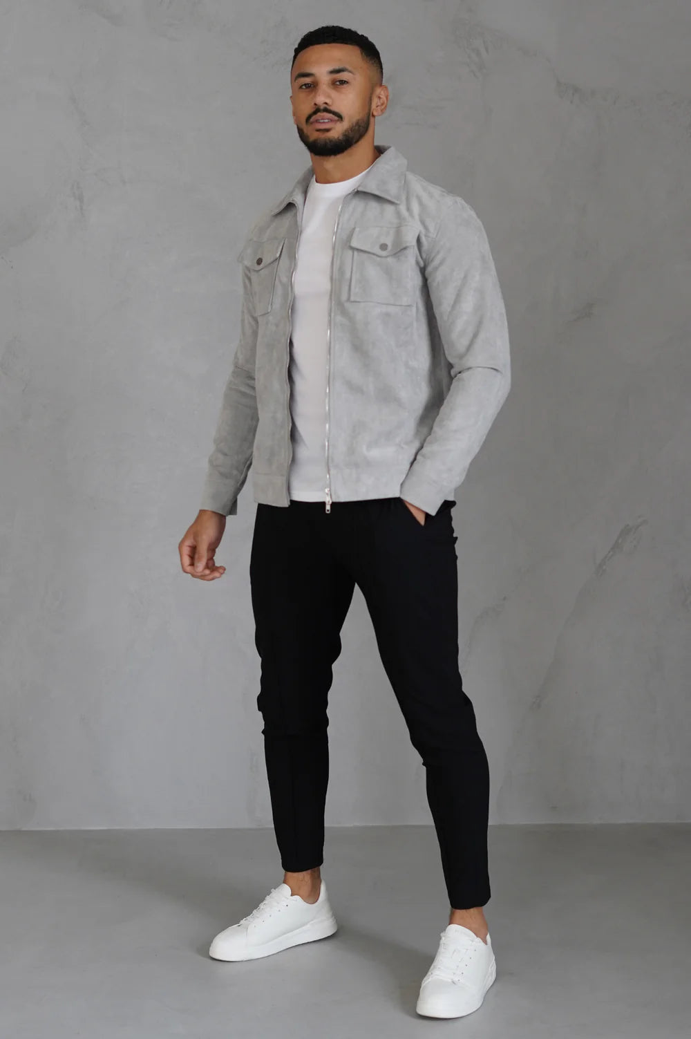 Veste en daim Ascot