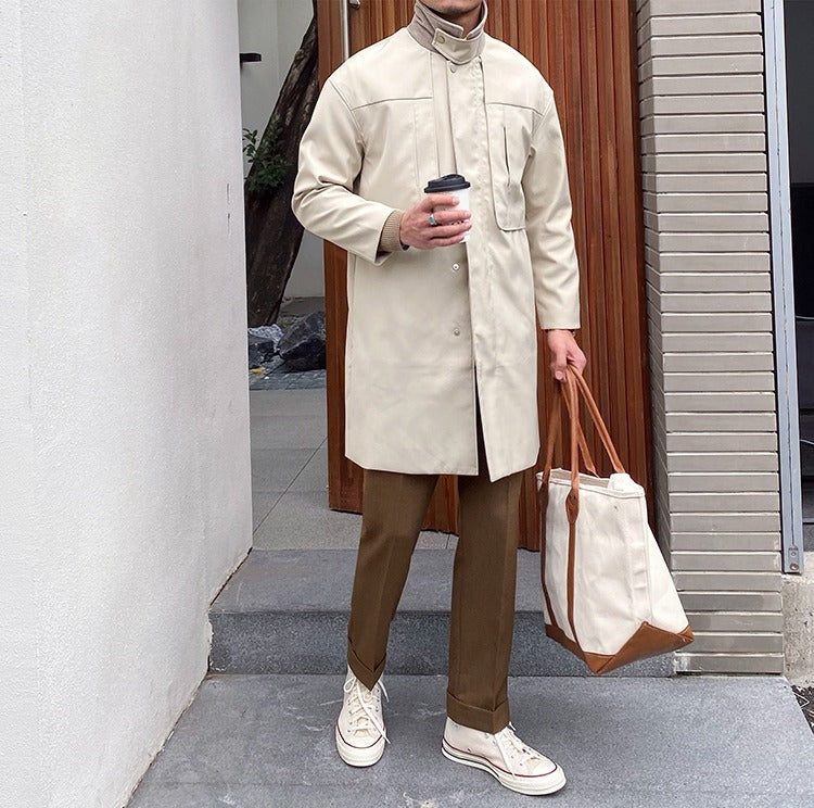 Windsor Corduroy Kragen Windbreaker Jacke