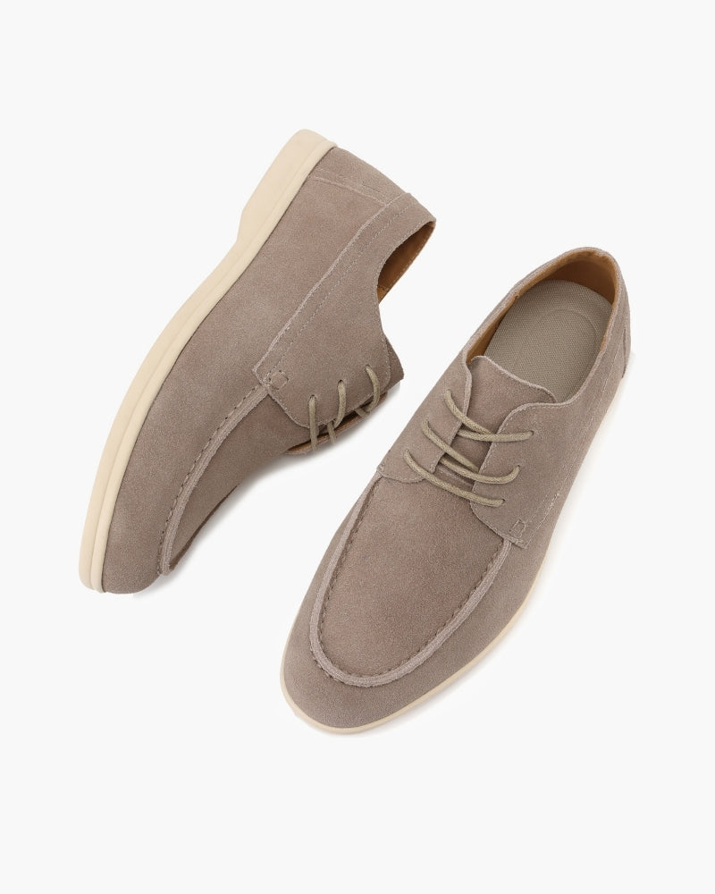 Chaussures en daim premium à lacets