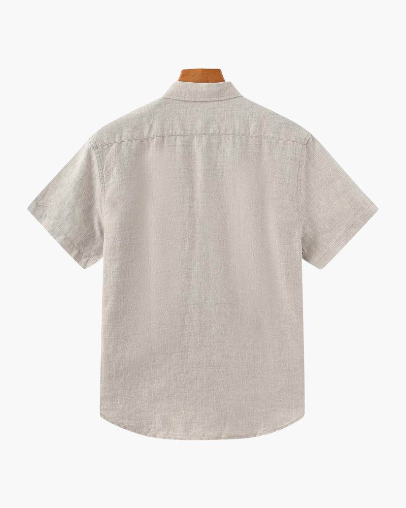 Cape Town - Chemise en lin (Manches courtes) | Obtenez des lunettes de soleil Old Money gratuites