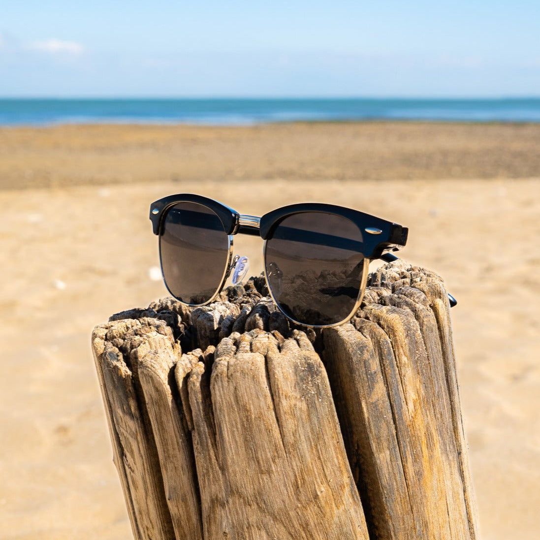 Alte Geld Vintage Sonnenbrille