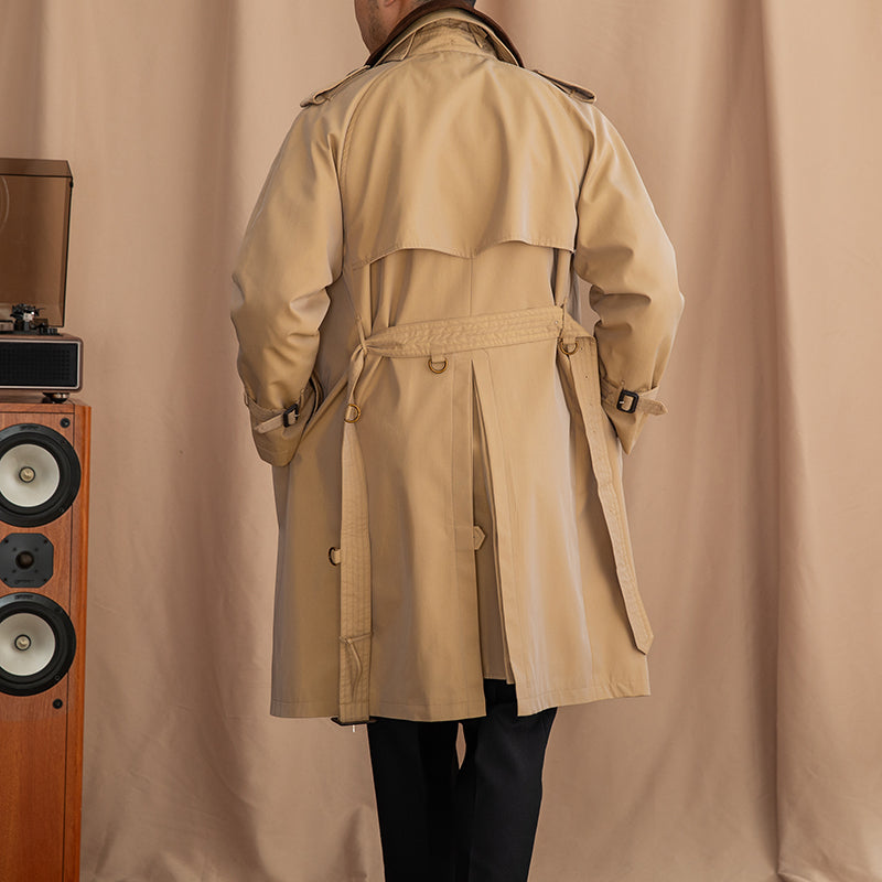 Tivoli Gürtel Doppelreihiger Vintage Trenchcoat