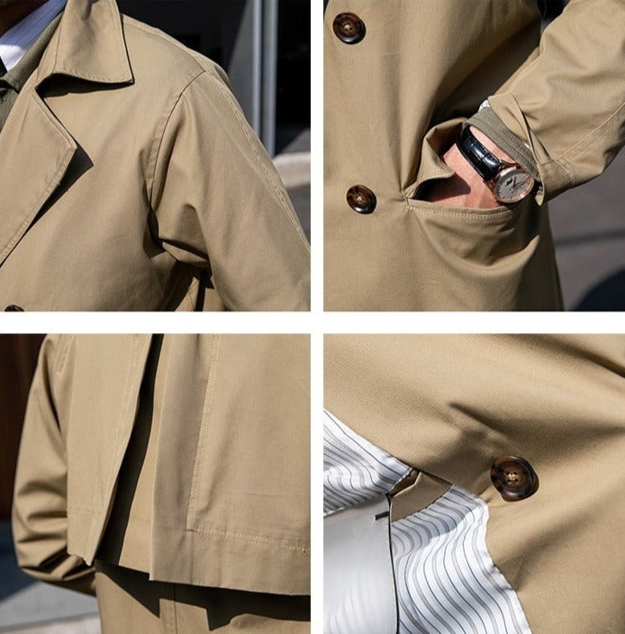 Berkshire Doppelreihiger Trenchcoat