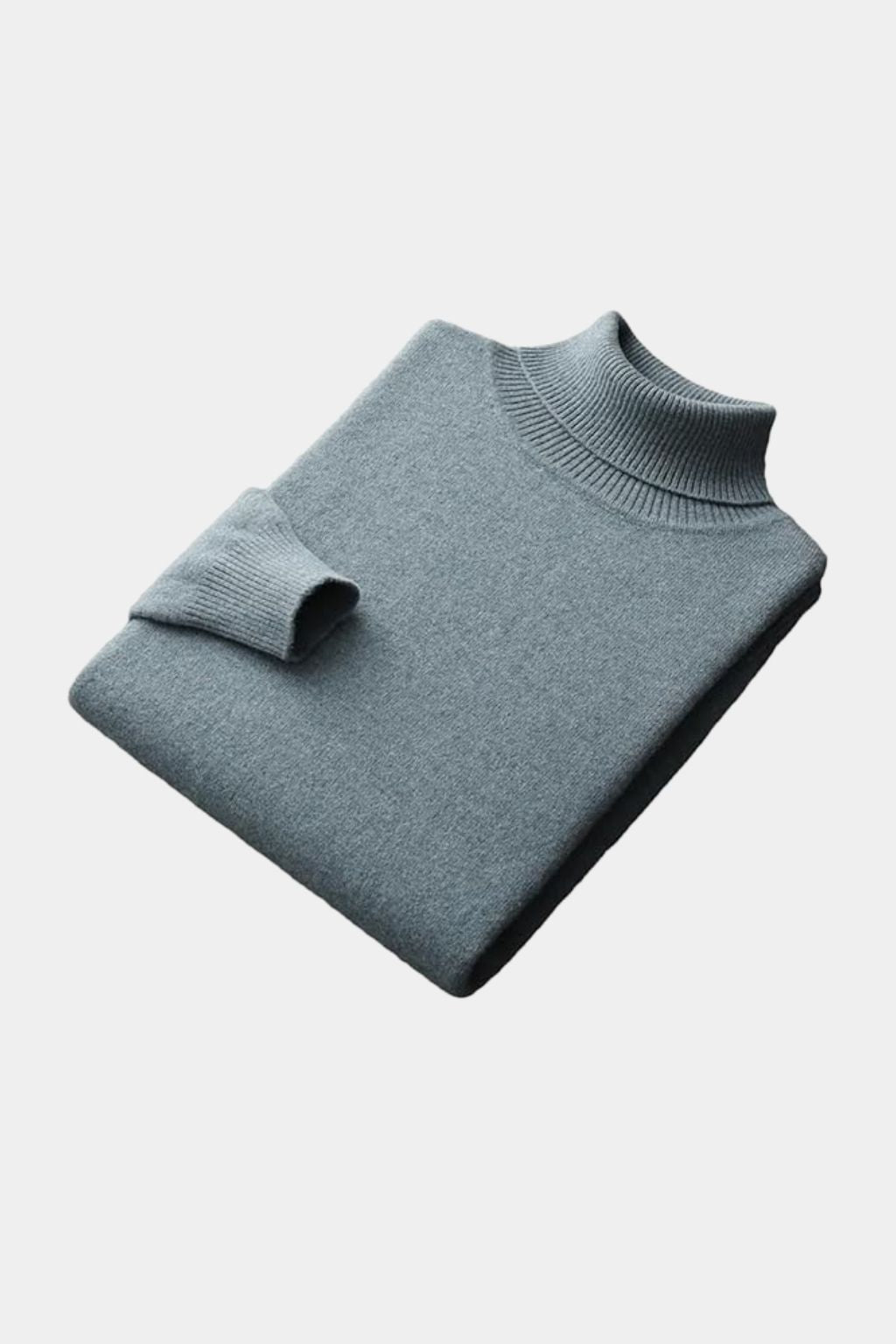 100% Merino Wool Turtleneck Sweater - Fayymont Co