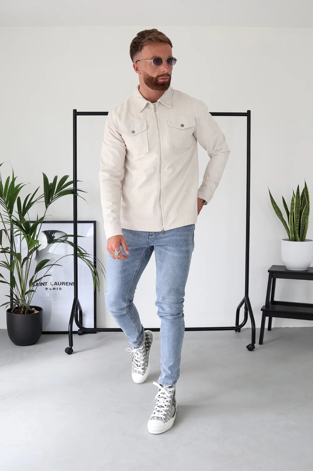 Veste en daim Ascot