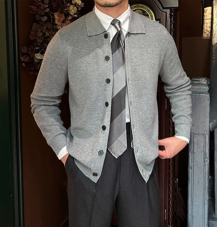 Southwell Cardigan mit Kragen und Knöpfen