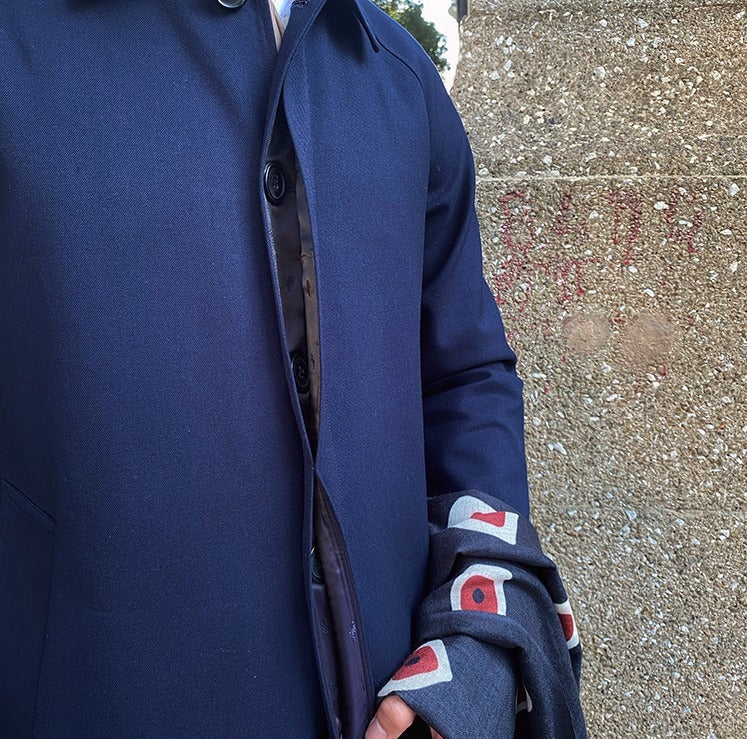 Roma taillierter Trenchcoat aus Wollmischung