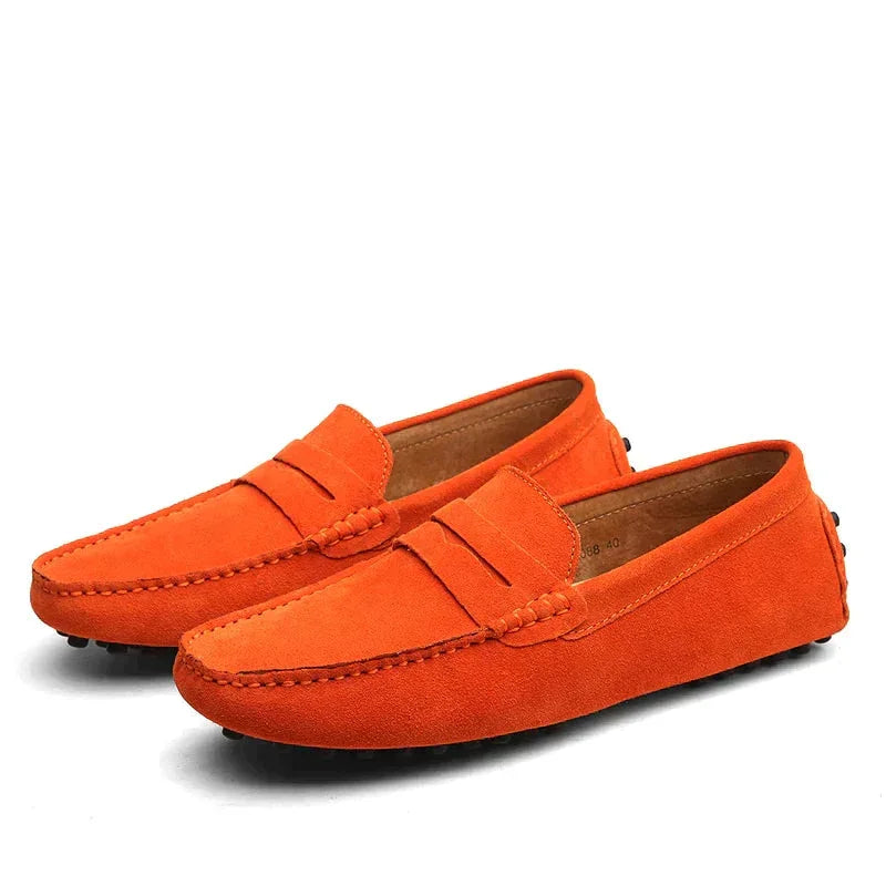 Herren Wildleder Slipper Italienischer Stil