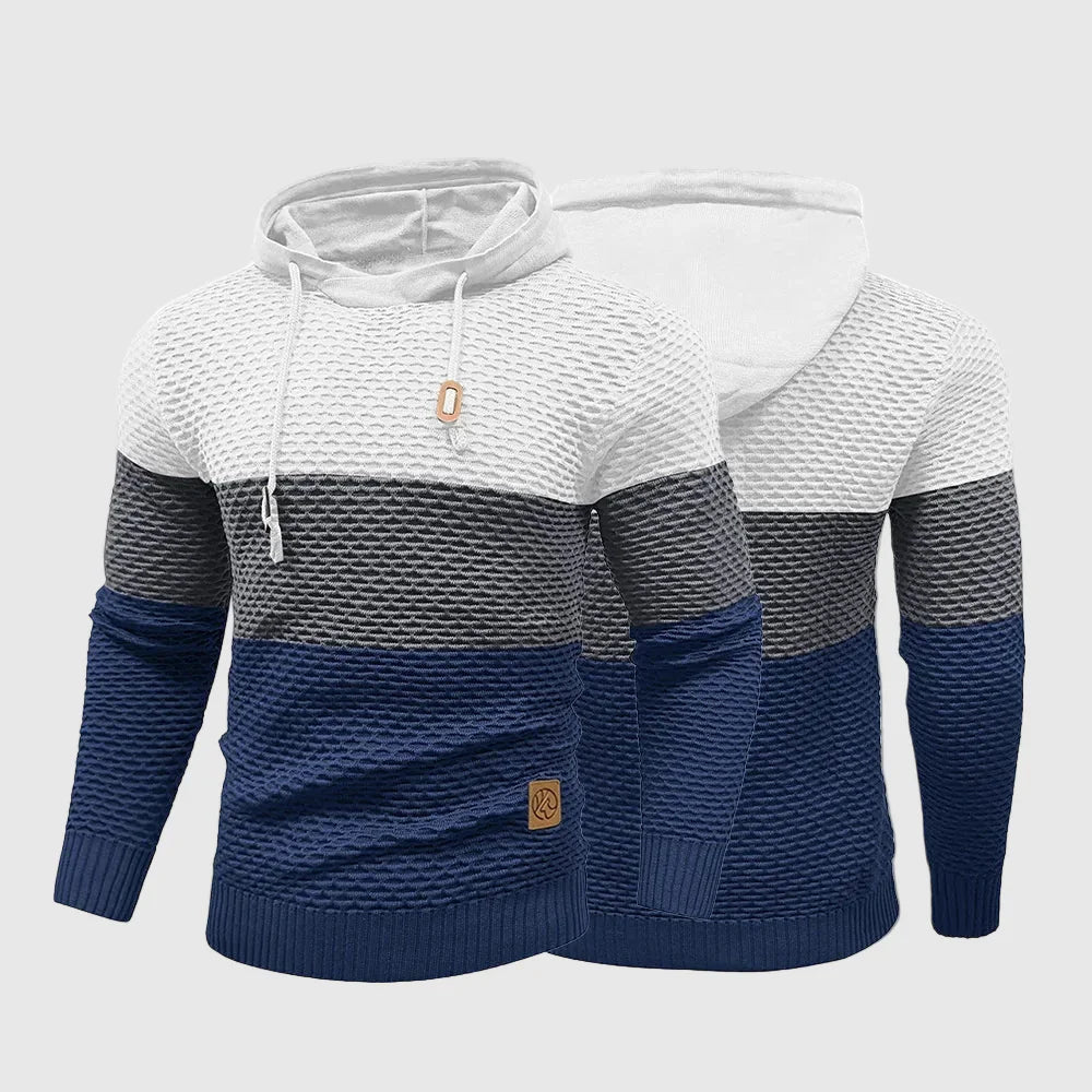 Triple Tone Knit Pullover - Fayymont Co