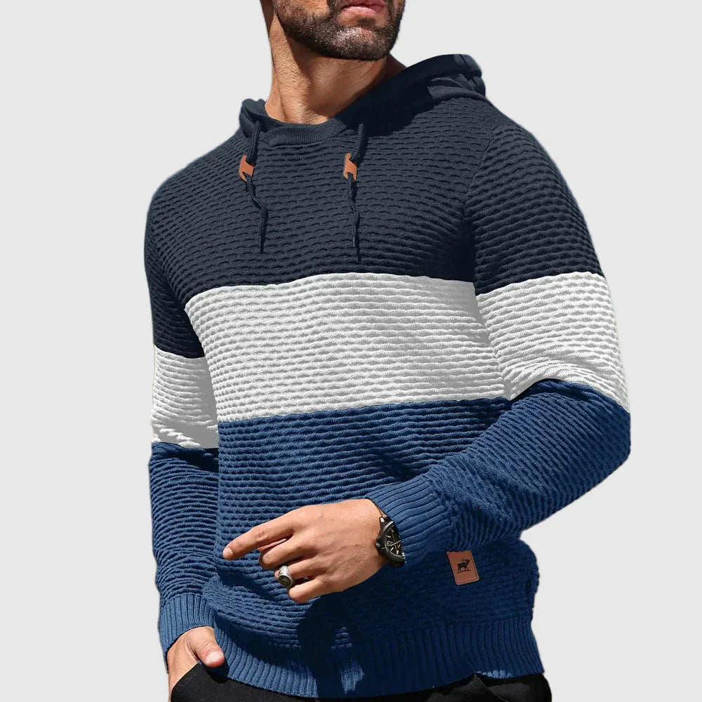 Triple Tone Knit Pullover - Fayymont Co