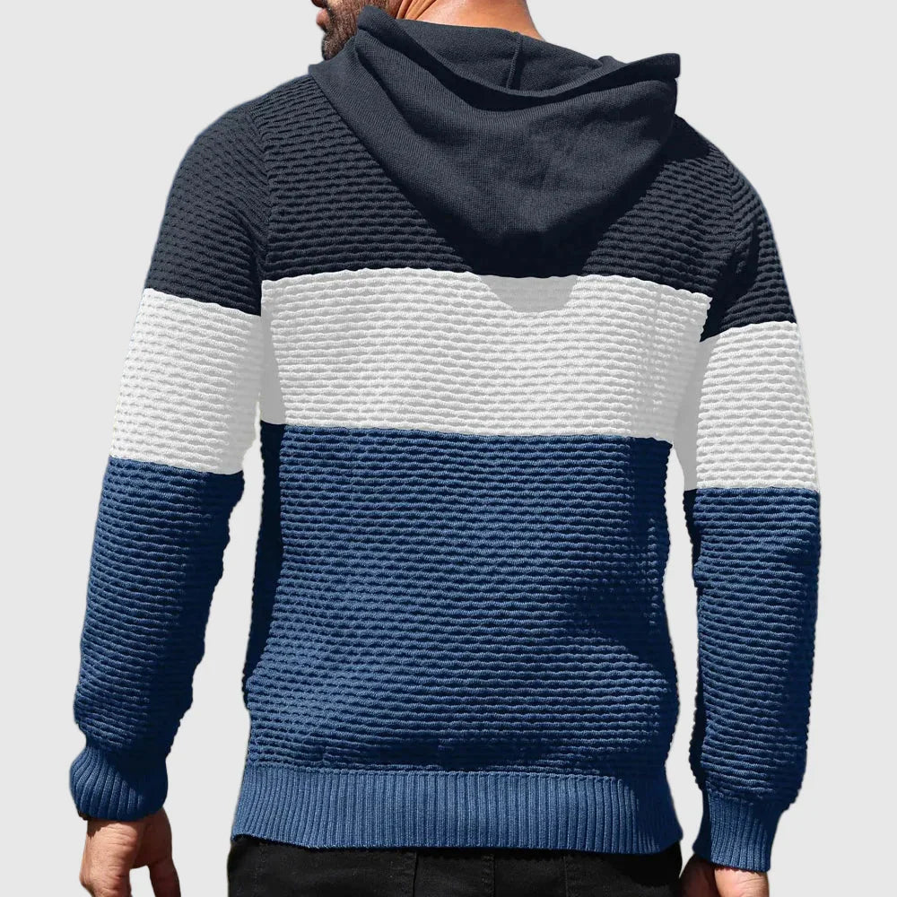 Triple Tone Knit Pullover - Fayymont Co