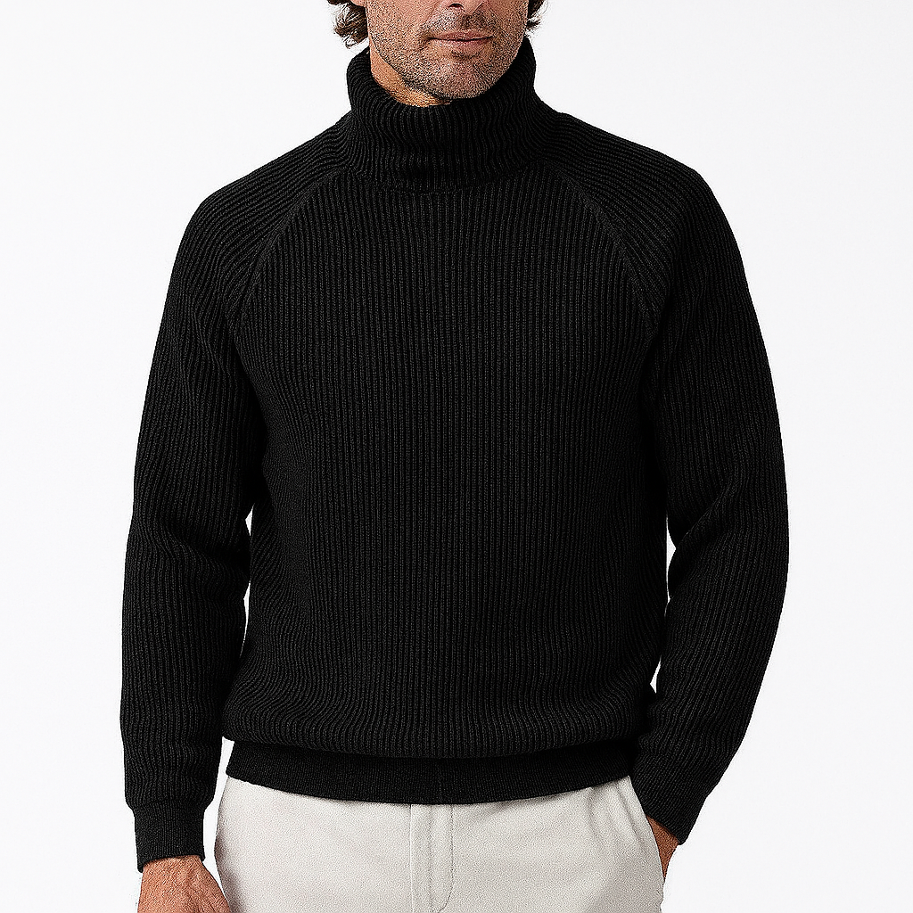 Men’s Cashmere Turtleneck Sweater – Fayymont Co