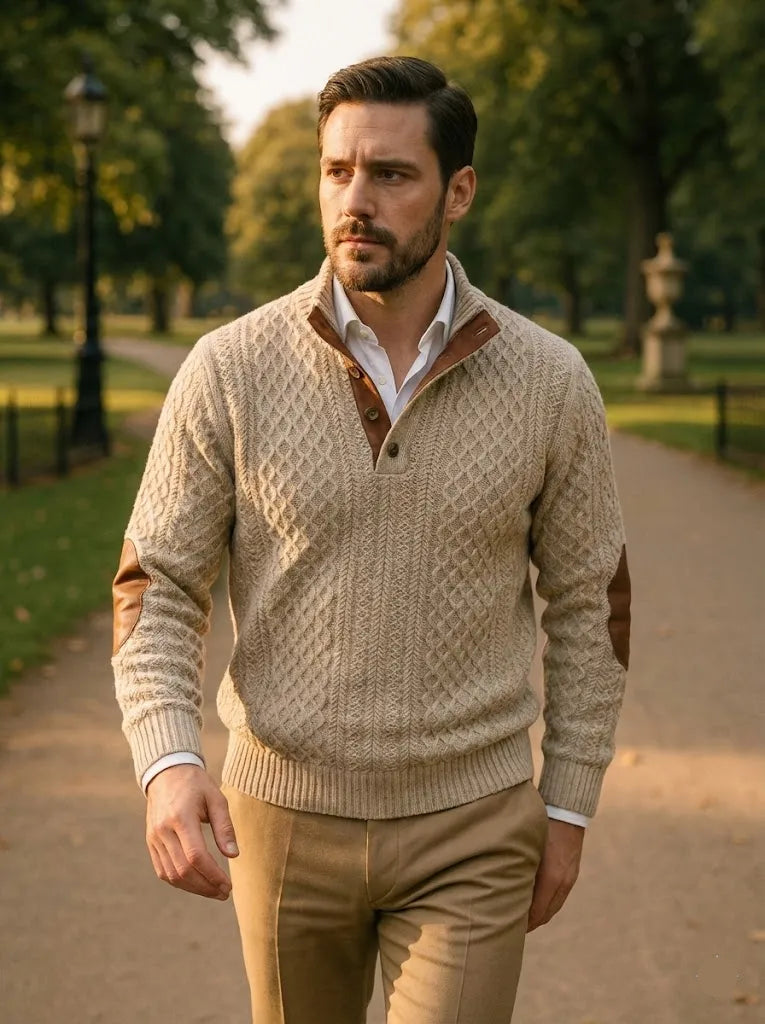 Klassischer Pullover mit hohem Kragen Limitierte Auflage - Fayymont Co