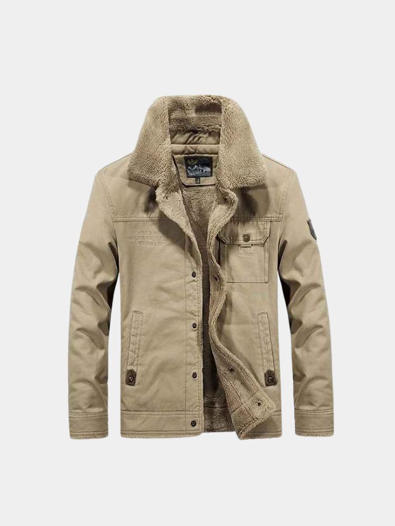 Vintage Military Aviator Jacket - Cross & Crown