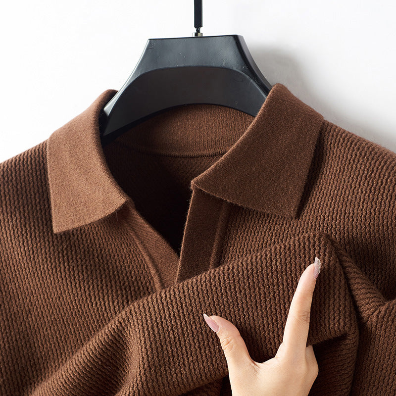 Lorenzo Knit Polo Sweater - Fayymont Co