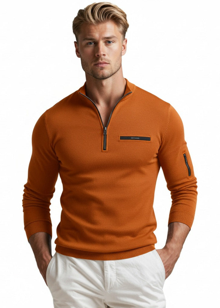 Heritage Merino Viertel-Reißverschluss