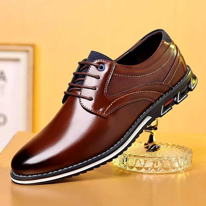 Herren Leder Oxfords