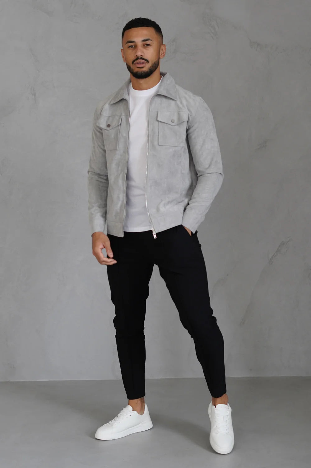 Veste en daim Ascot