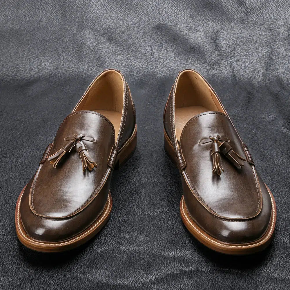 Italienische Luxus-Herren-Lederschuhe