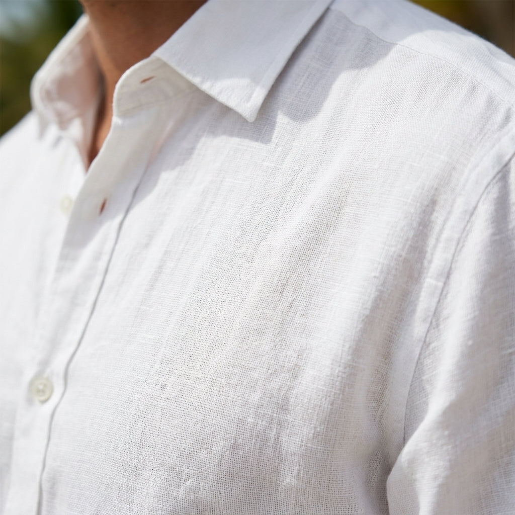 Alentejo White Linen Shirt