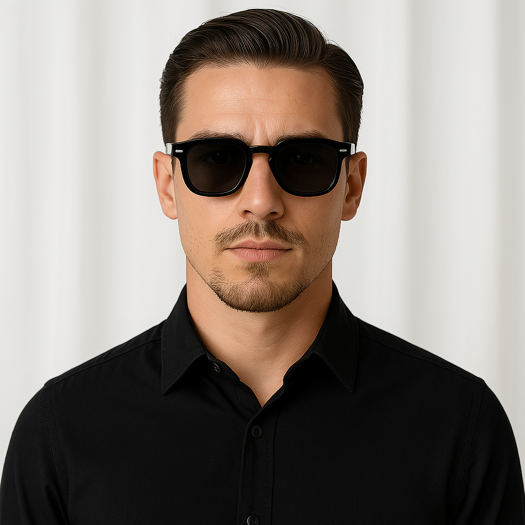 Sommer Polygon Sonnenbrille – UV400 Schutz für Männer