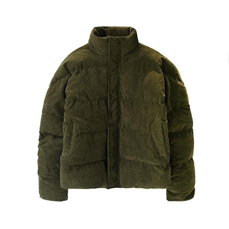 Cord-Pufferjacke