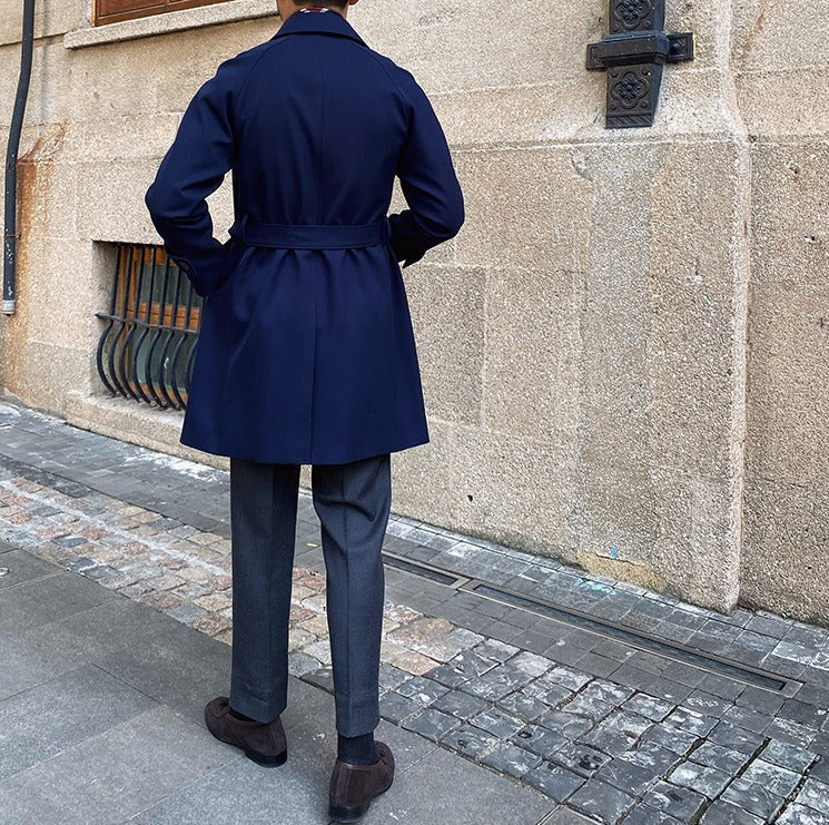 Roma taillierter Trenchcoat aus Wollmischung
