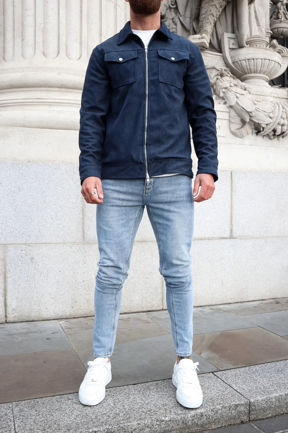 Veste en daim Ascot