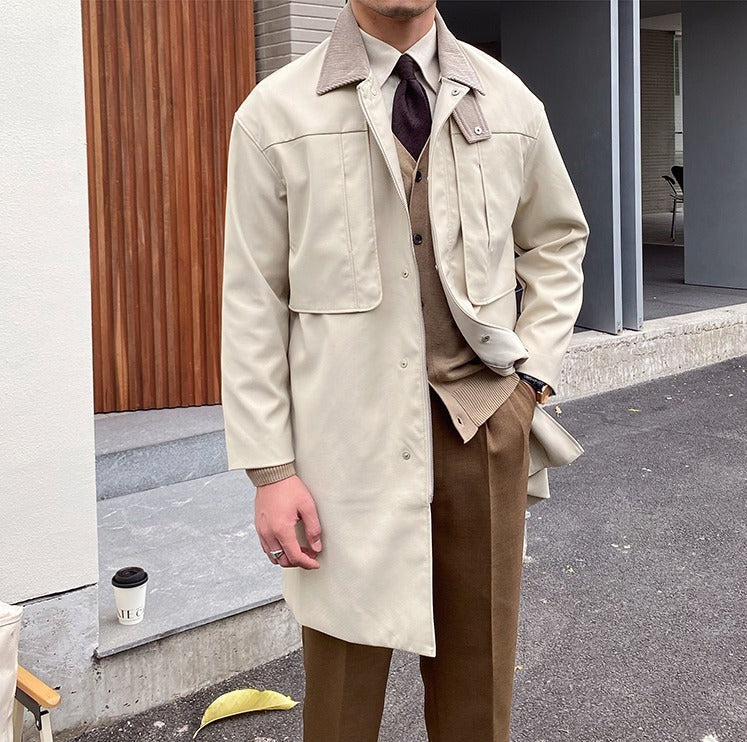 Windsor Corduroy Kragen Windbreaker Jacke