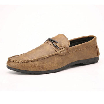 UrbanEase Men's Leather Comfort Walkers | Breathable Soft Sole Everyday Shoes