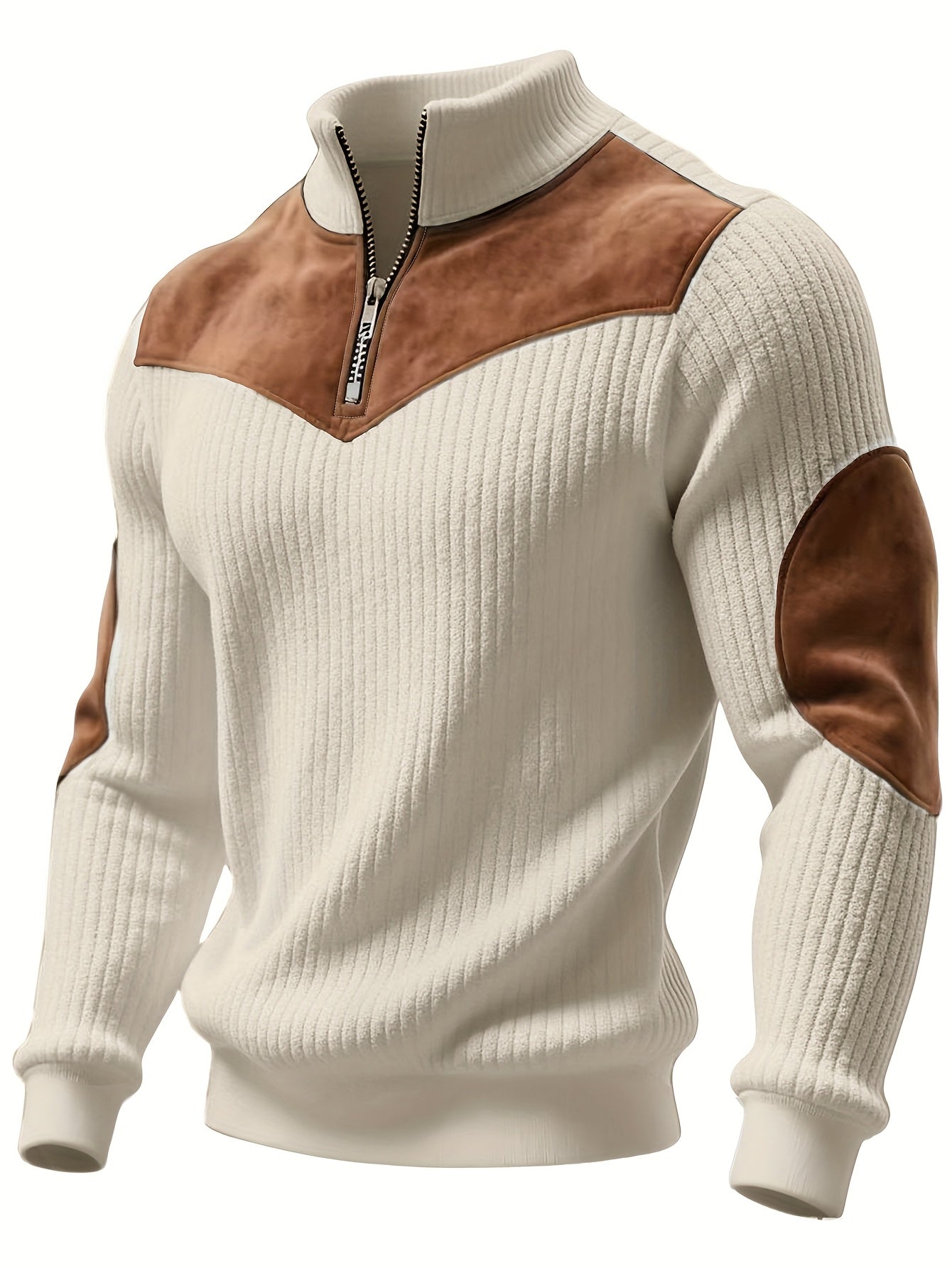 Half-Zip Retro Pullover Sweater for Men – Fayymont Co