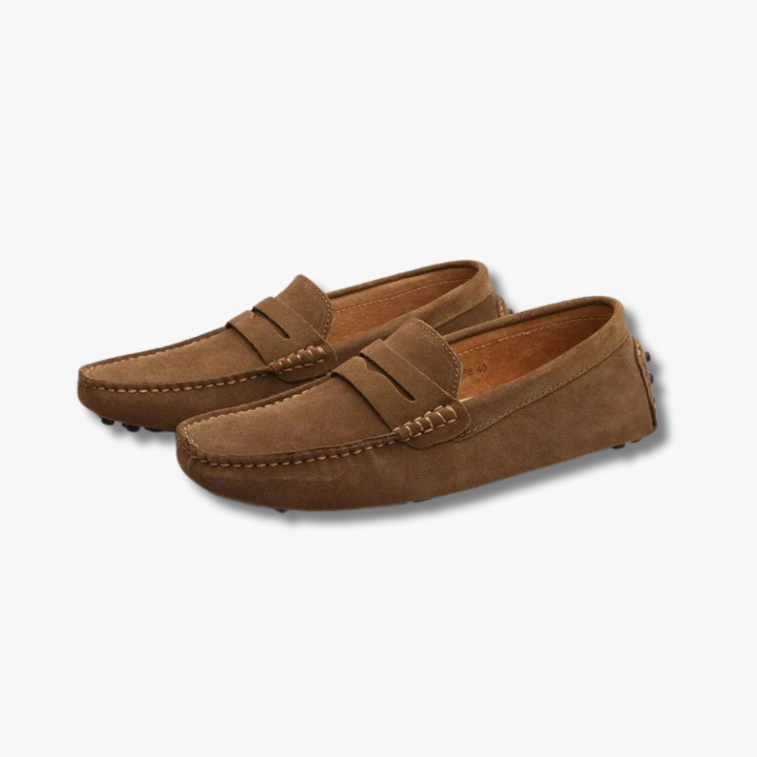 Italienische Wildleder-Fahrerloafers für Männer – Leicht & Stilvoll