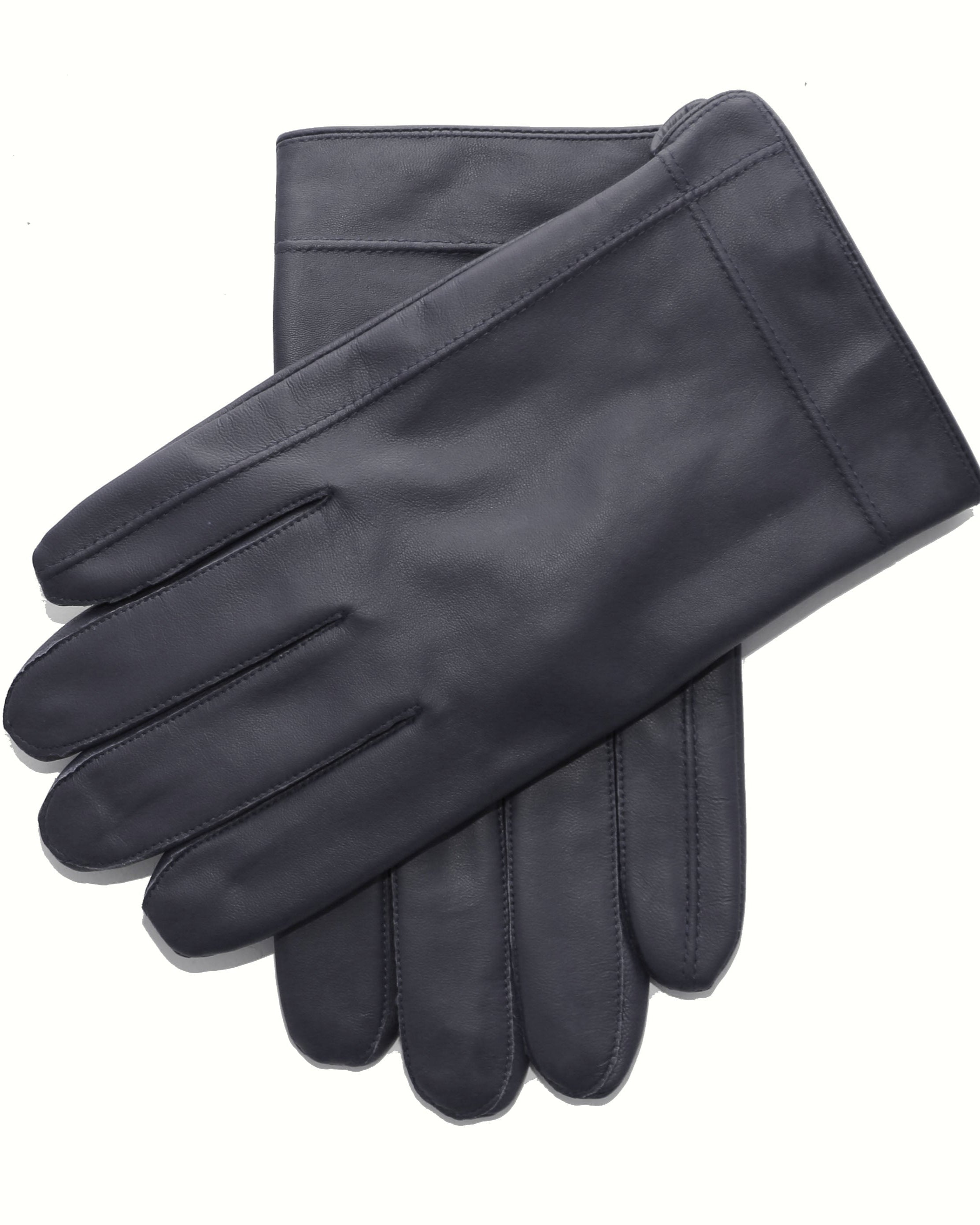 Lederhandschuhe - Marineblau