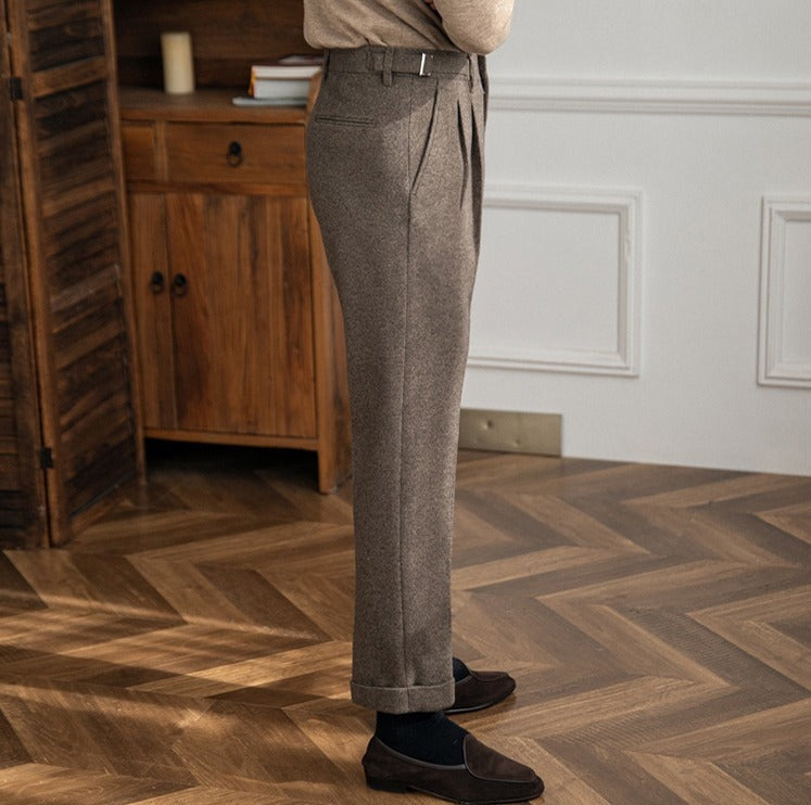 Hahnentritt Edinburgh Gerade Passform Hose
