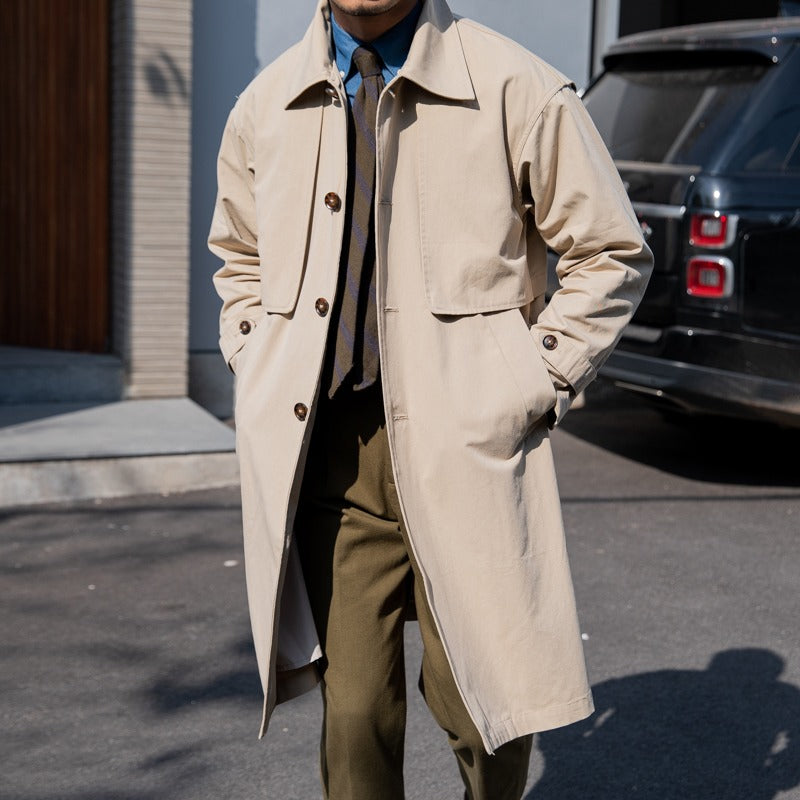 Vintage Bourbon Baumwoll-Trenchcoat