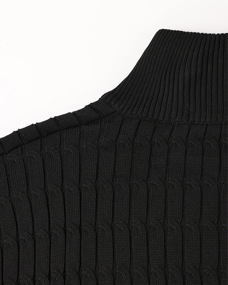 Pullover mit halbem Reißverschluss - Fayymont Co