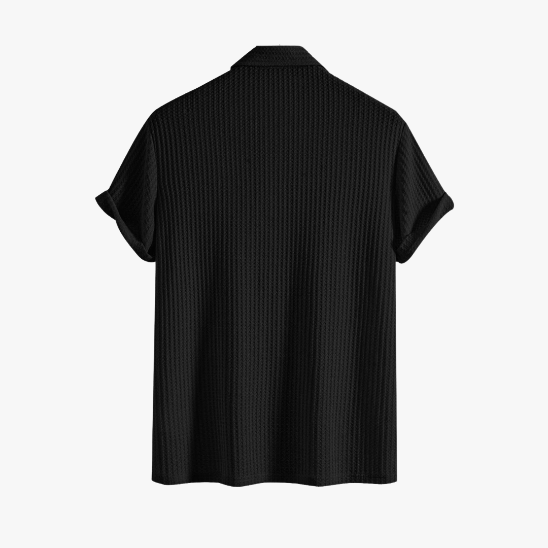 Küsten-Waffelstrick-Polo
