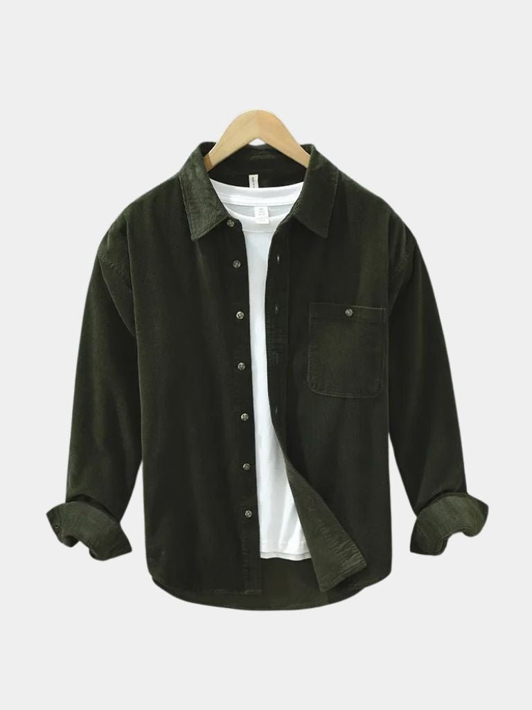 Casual Corduroy Shirt - Fayymont Co