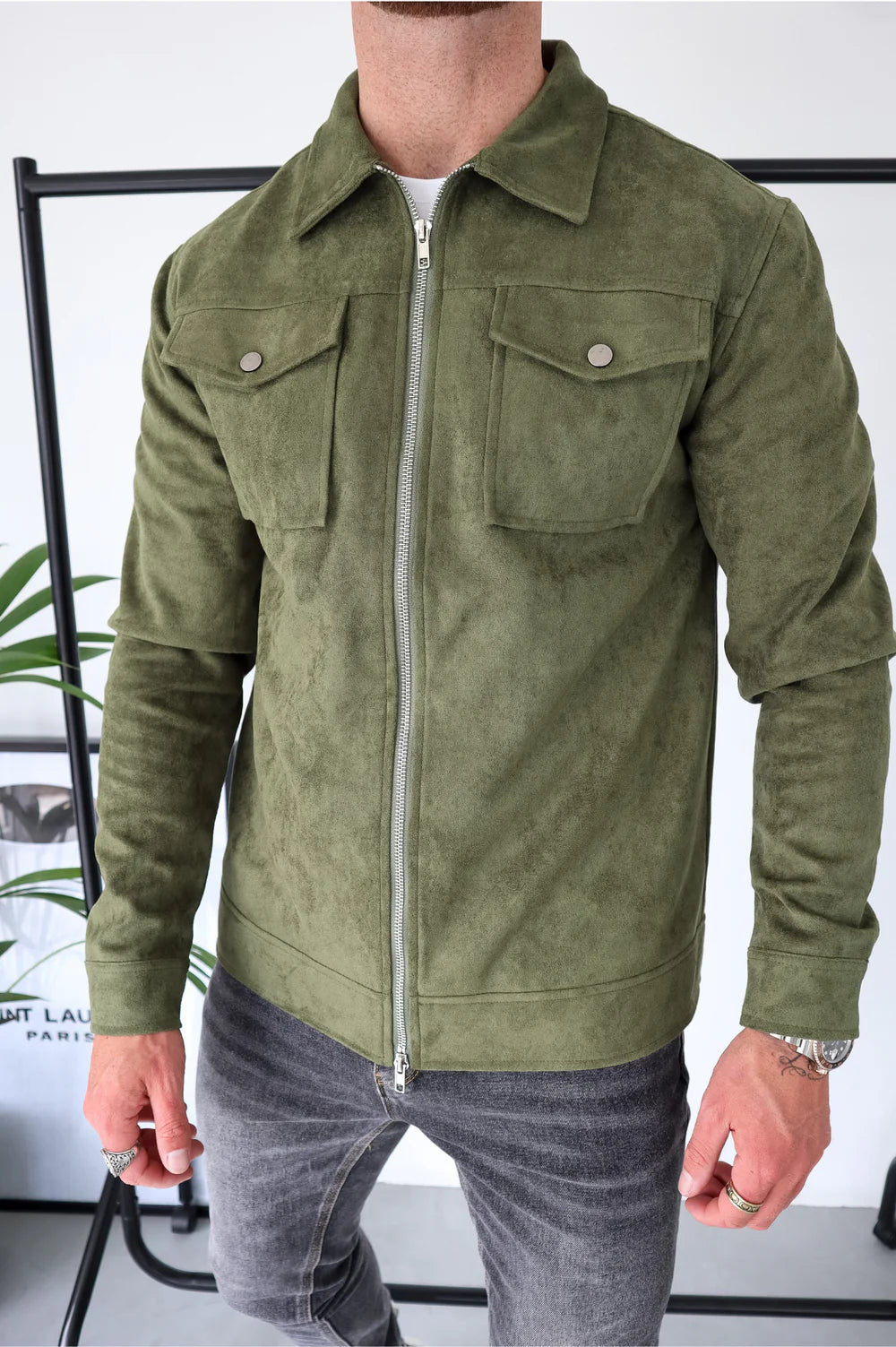 Veste en daim Ascot