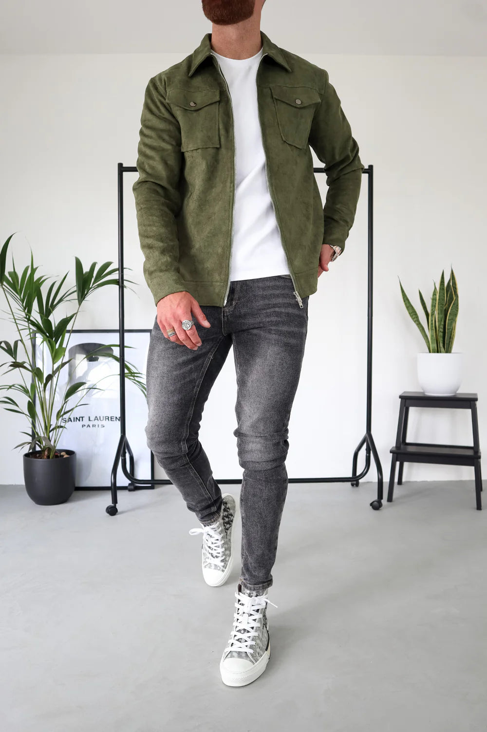 Veste en daim Ascot
