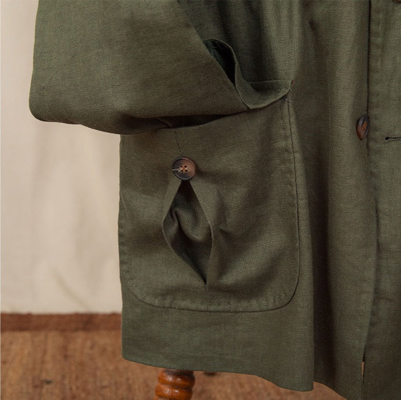 Potenza Leinen Safari Jacke