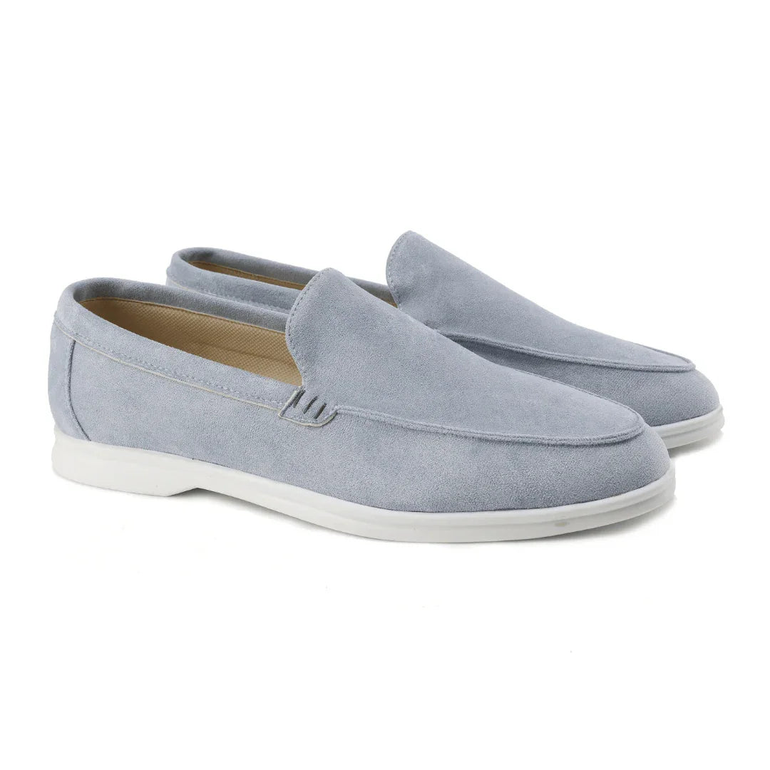 Mocassins pour hommes en daim profil bas