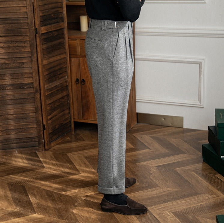 Hahnentritt Edinburgh Gerade Passform Hose