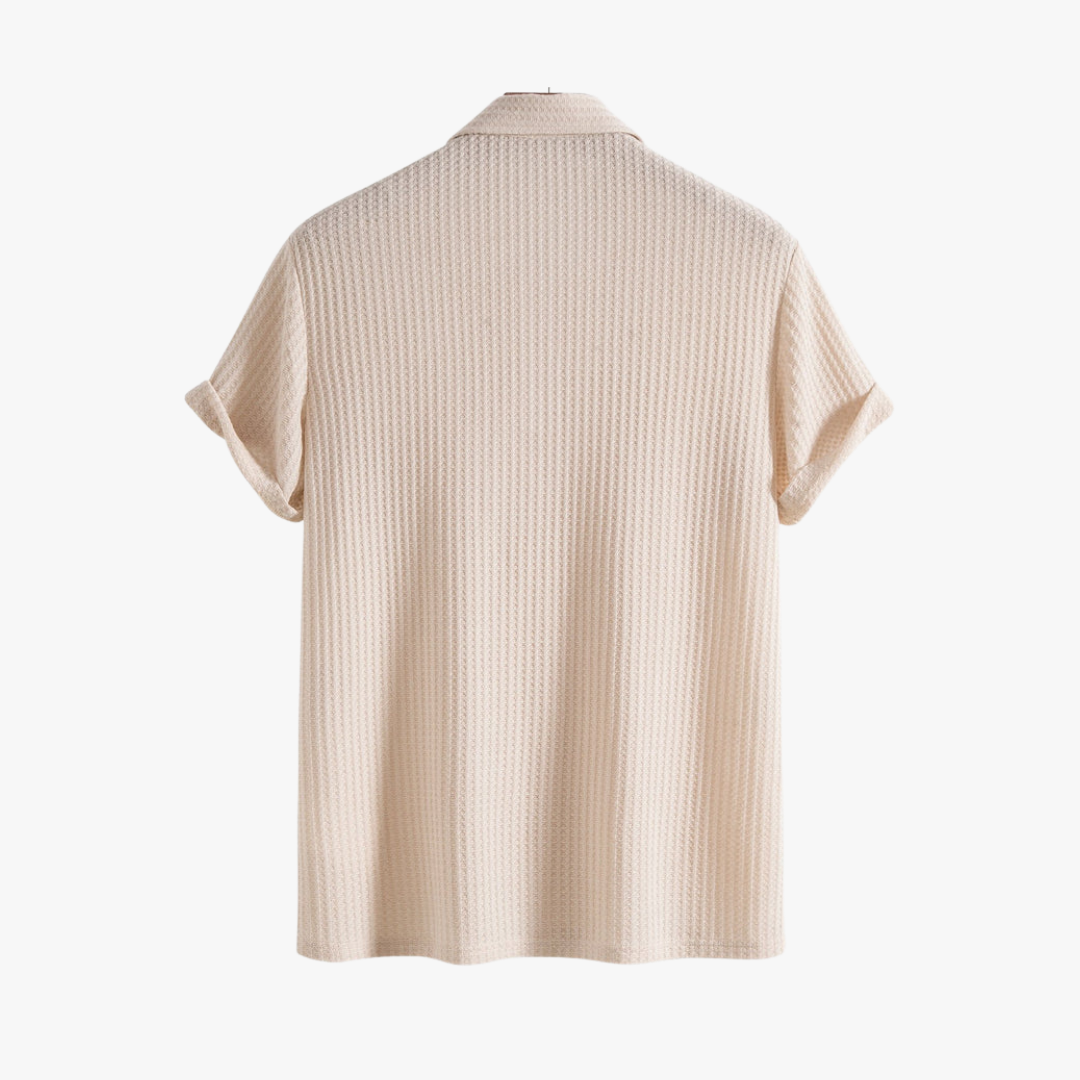 Küsten-Waffelstrick-Polo