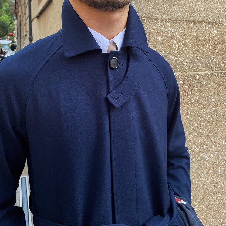 Roma taillierter Trenchcoat aus Wollmischung