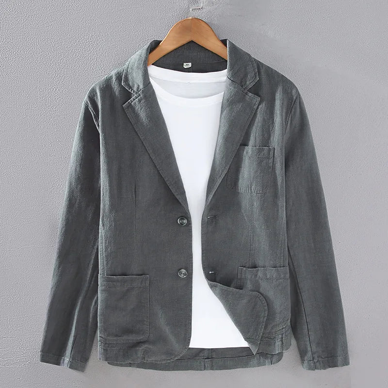 Wellington Baumwoll-Leinen formeller Blazer