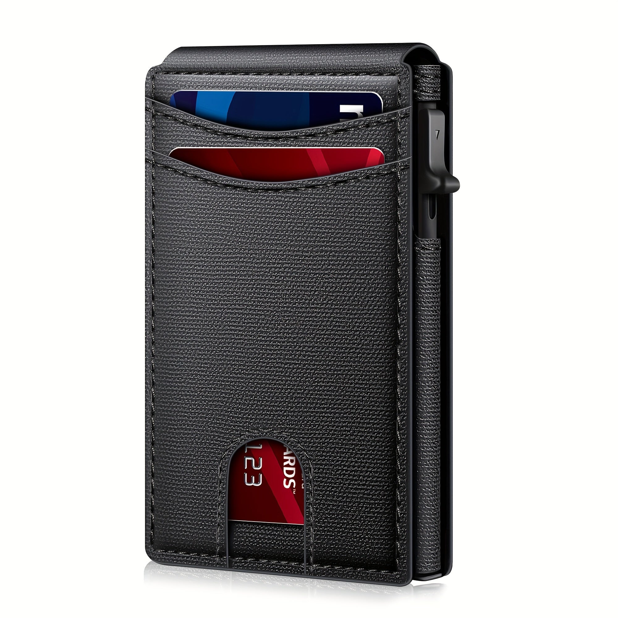 Herren RFID-blockierende Bifold-Geldbörse mit Pop-up-Karte | KOSTENLOSE Überraschungsgeschenk