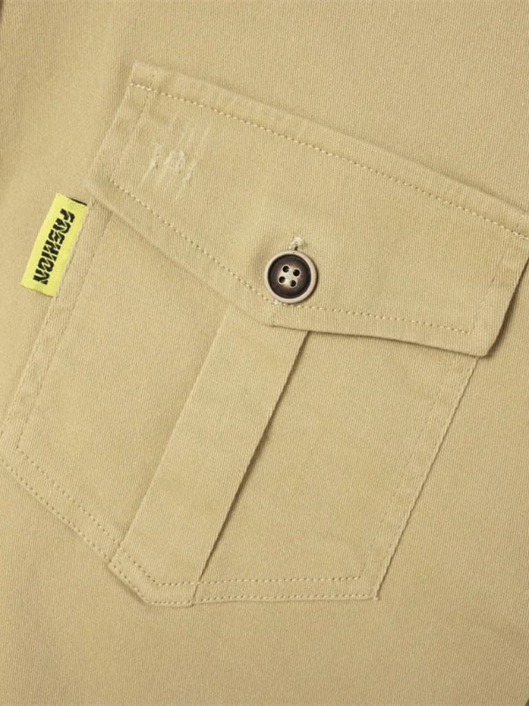 Lässiges modernes Herrenhemd - Kreuz & Krone