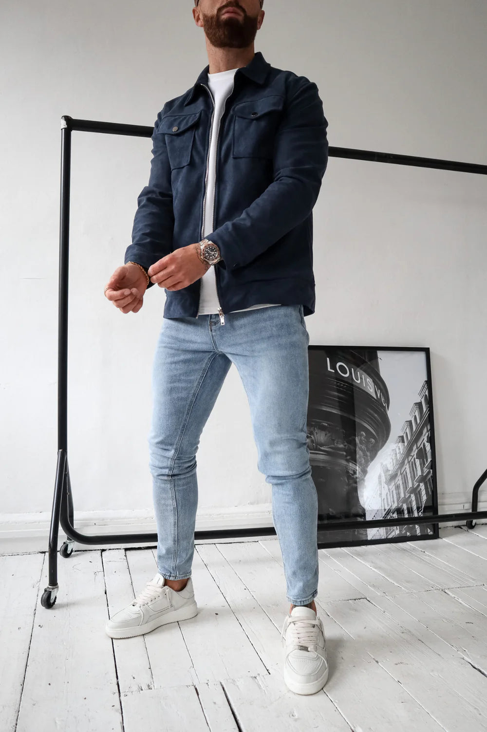 Veste en daim Ascot