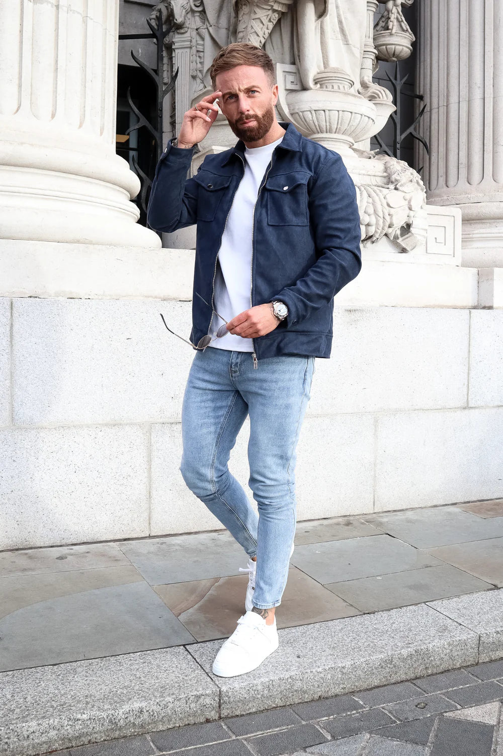 Veste en daim Ascot